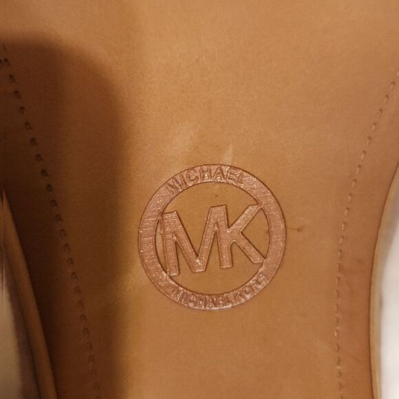 Michael Kors Women's "Uma" Tan Laser Cut Suede Boho Ankle Boots Booties Size 8.5 - Picture 9 of 11